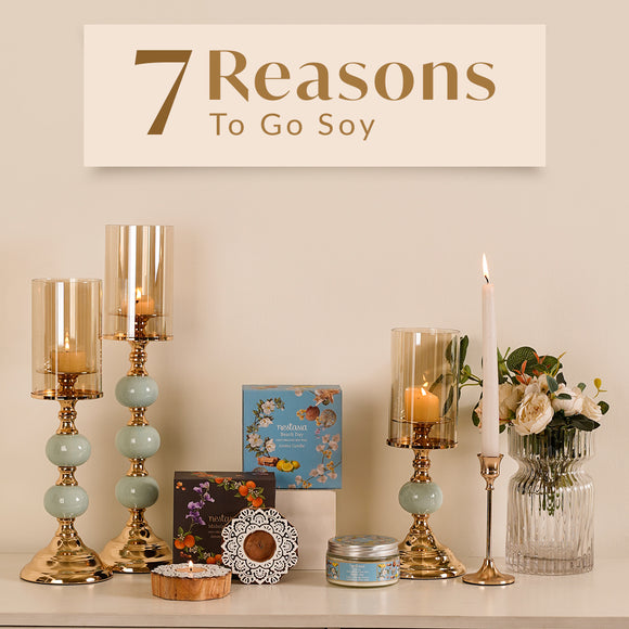 Top 7 Reasons To Use Soy Wax Candles | Nestasia