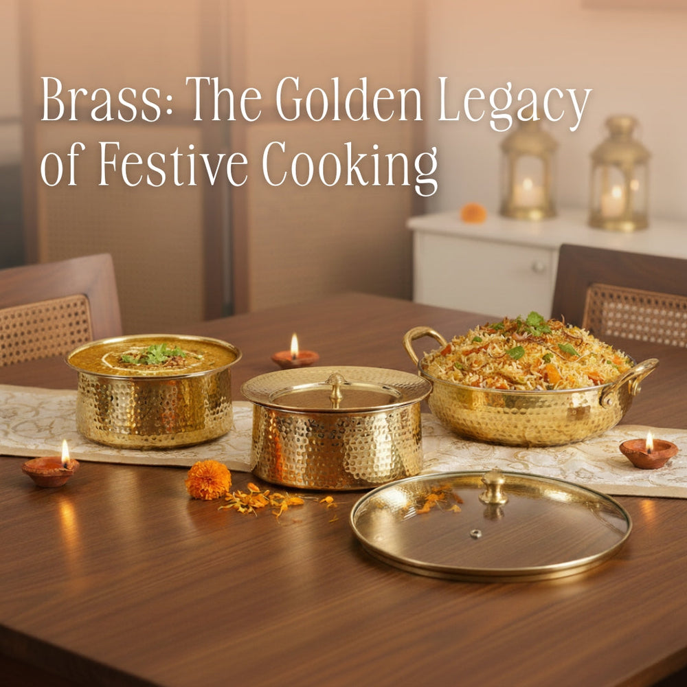 The Role of Brass Cookware in Indian Festivals & Rituals