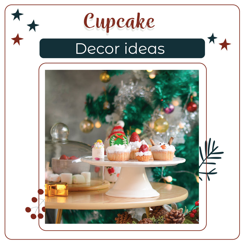 5 Cupcake Decoration Ideas [Christmas Special] - Nestasia