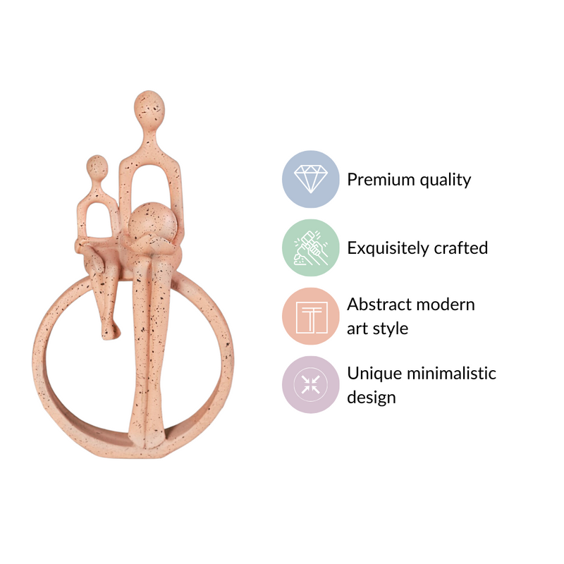 Mother And Child Resin Sculpture Showpiece