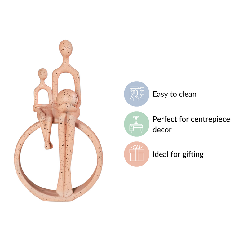 Mother And Child Resin Sculpture Showpiece