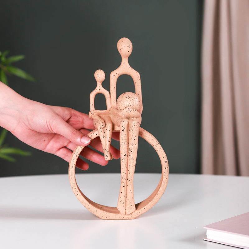Mother And Child Resin Sculpture Showpiece
