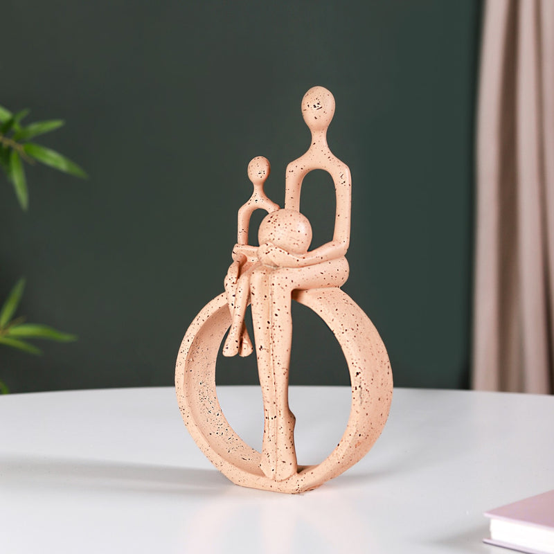 Mother And Child Resin Sculpture Showpiece