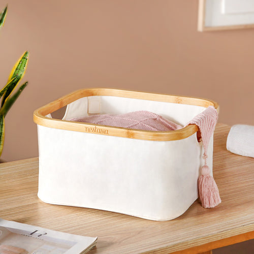 Cloth Laundry Hamper Beige