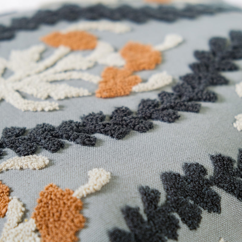 Botanical Beauty Cotton Pillow Cover 15x15 Inch