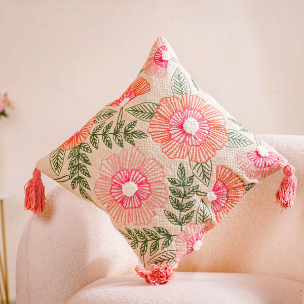 Subtle Spring Couch Cushion Cover 16x16 Inch