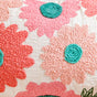 Rectangular Pink Throw Cushion Cover With Tassels 20x12 Inch
