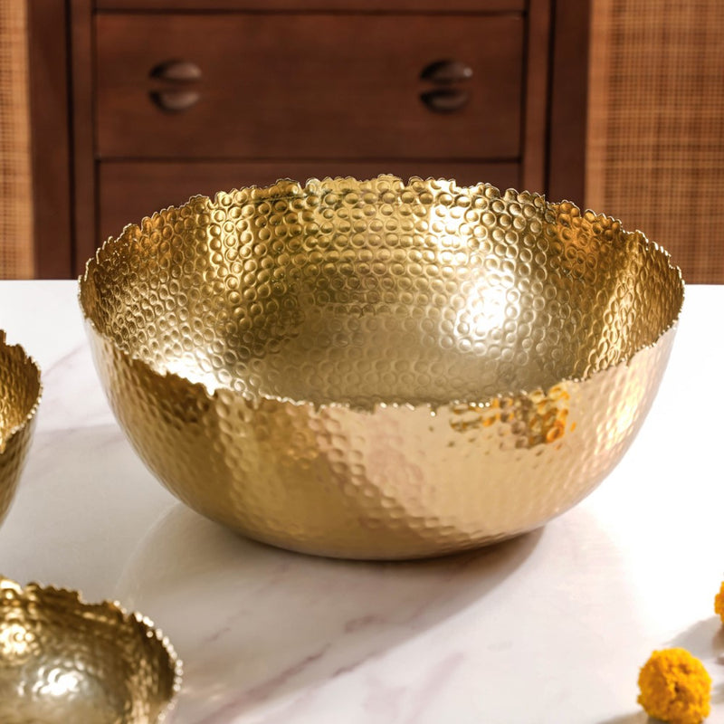 Traditional Urli Bowl Gold Set Of 3