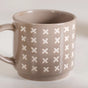 Quirky Beige Stackable Cups Set Of 4 220ml - Tea cups, tea cup set, coffee cups, coffee cup set, ceramic cups, ceramic tea cups