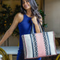 Eco Canvas Tote Bag Pink Large 17 X 12 Inch