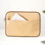 Multi Functional Water Resistant Laptop Sleeve Beige