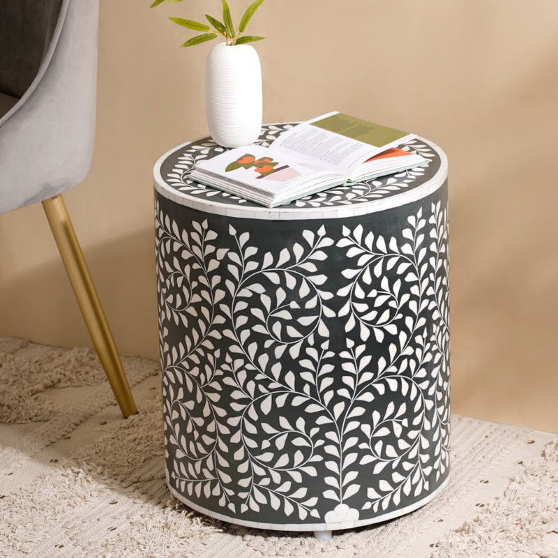 Leafy Vine Round Side Table
