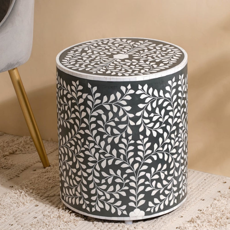 Leafy Vine Round Side Table