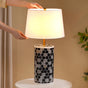 Honeycomb Table Lamp With Lampshade