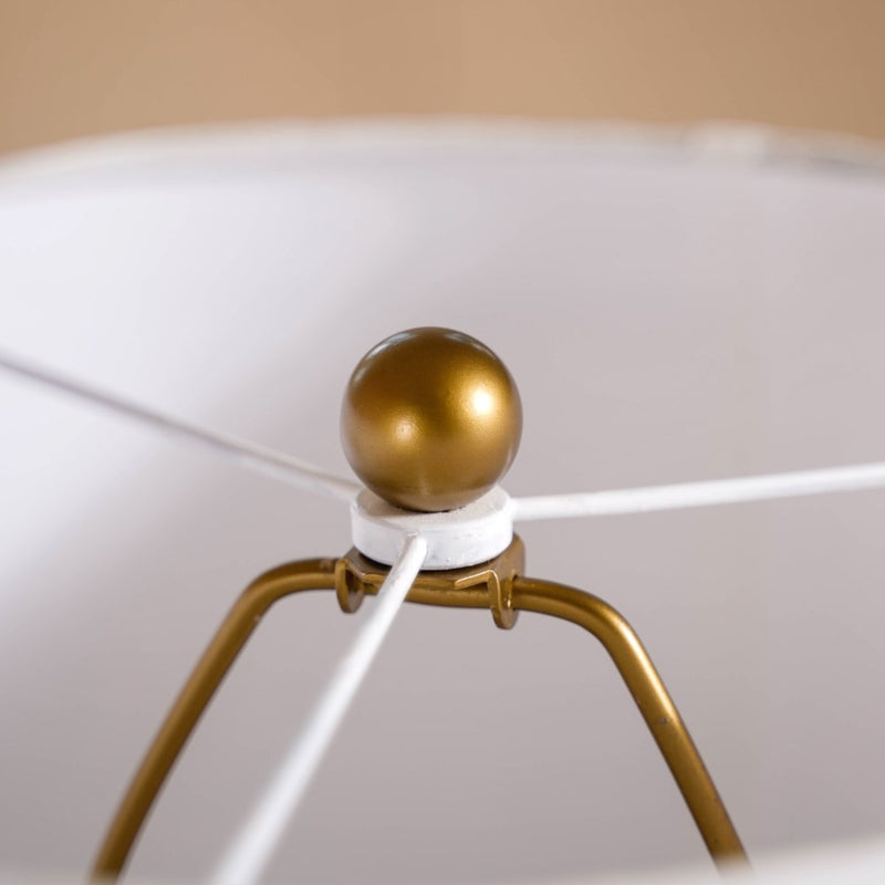 Honeycomb Table Lamp With Lampshade