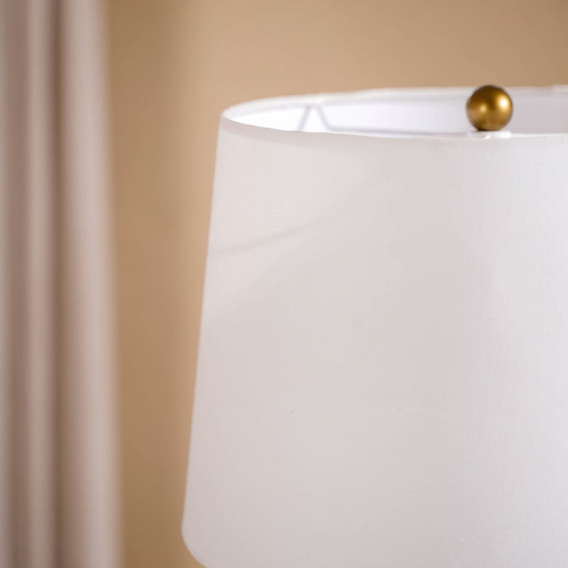 Honeycomb Table Lamp With Lampshade