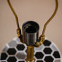 Honeycomb Table Lamp With Lampshade