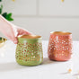 Cutwork Tealight Candle Holder Set Of 2