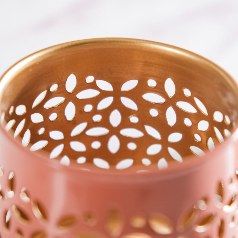 Cutwork Tealight Candle Holder Set Of 2