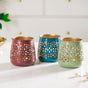 Festive Tealight Candle Holder Set Of 3 - Festive Candle Holder, Tealight Holder Set, Decorative Candle Holder, Festive Home Decor