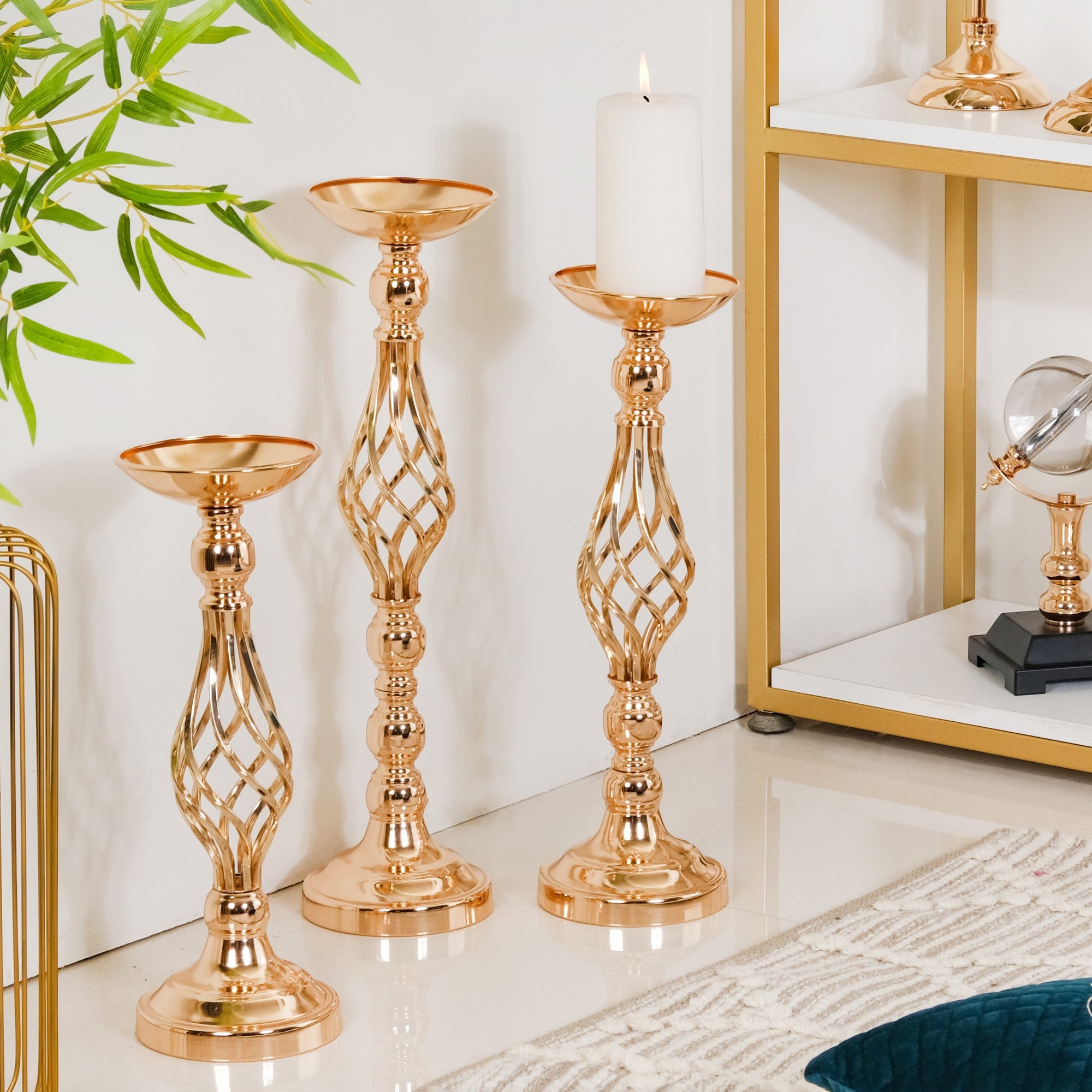 Candle Stand - Buy Tall Floor Candle Stand Set Online