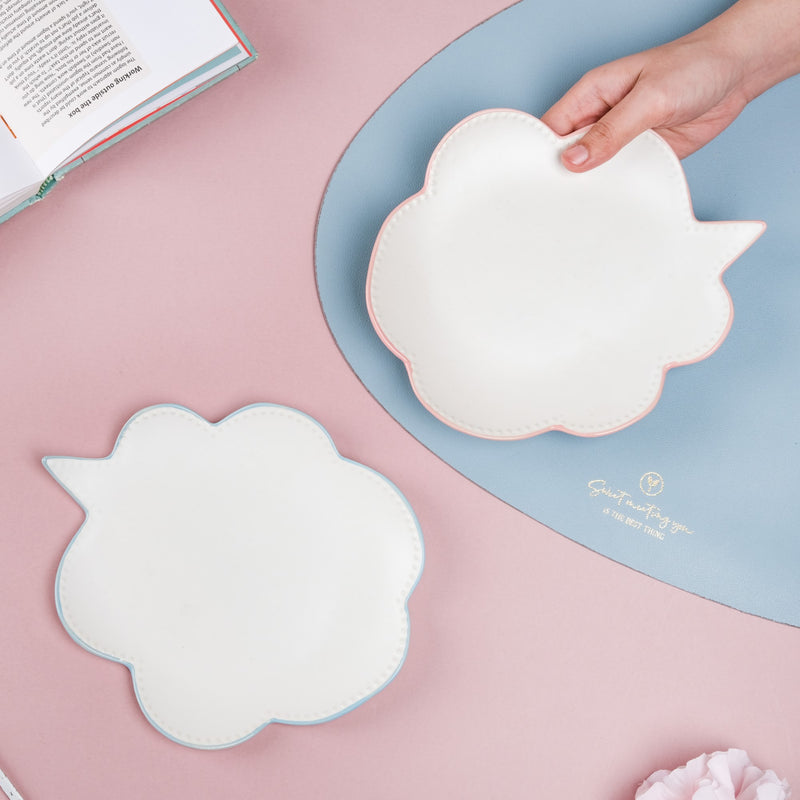 Thought Bubble Plates - Serving plate, small plate, snacks plates | Plates for dining table & home decor