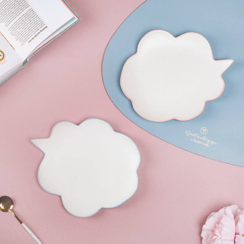 Thought Bubble Plates - Serving plate, small plate, snacks plates | Plates for dining table & home decor