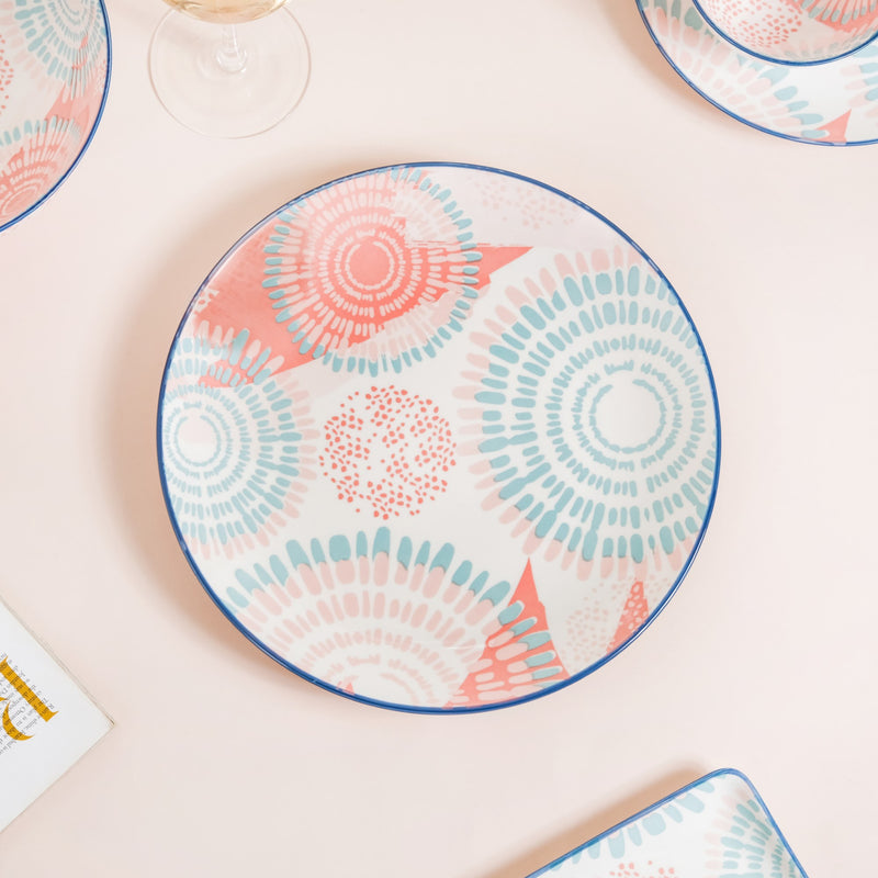 Pastel Dream 22 Piece Dinner Set For 6