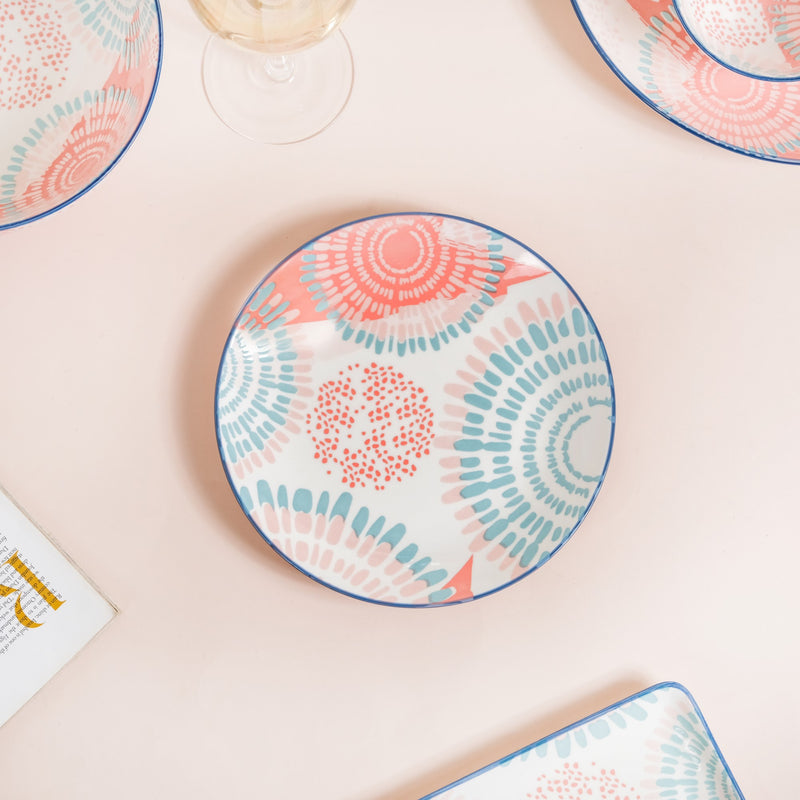Pastel Dream 22 Piece Dinner Set For 6