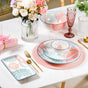 Pastel Dream 22 Piece Dinner Set For 6