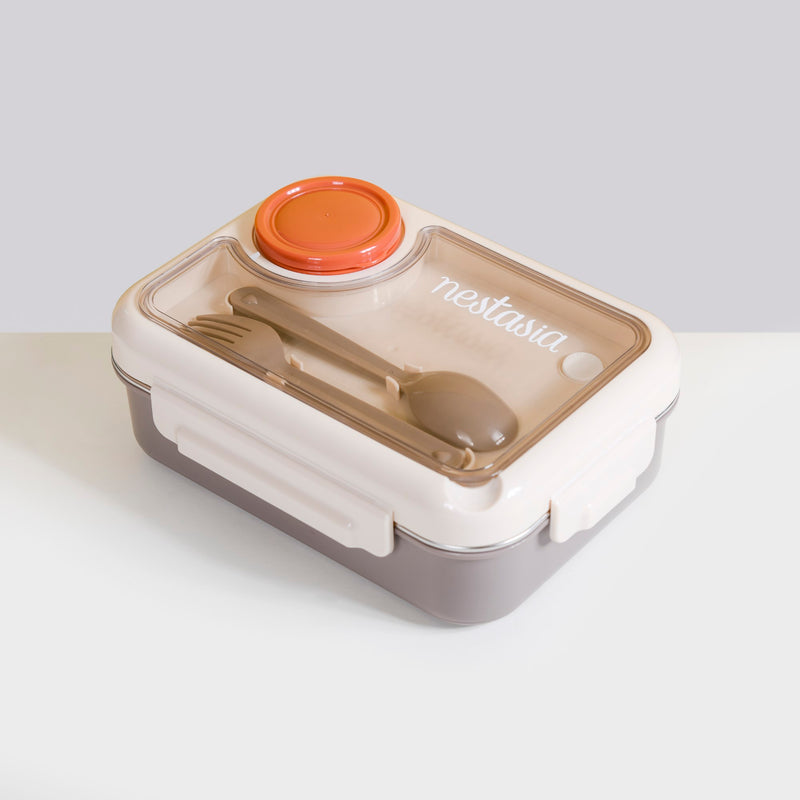 Leak-Proof Insulated Tiffin Box For Office Brown