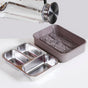 Leak-Proof Insulated Tiffin Box For Office Brown