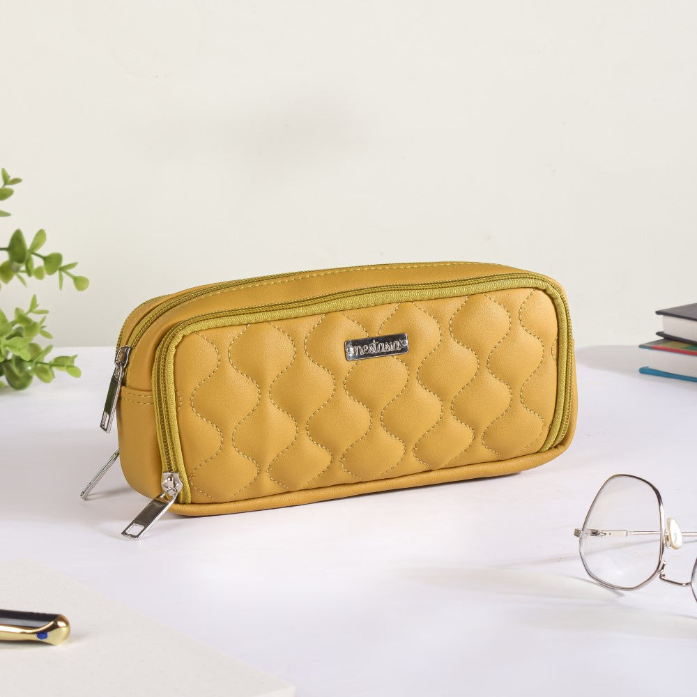 Pencil Pouch Case Yellow