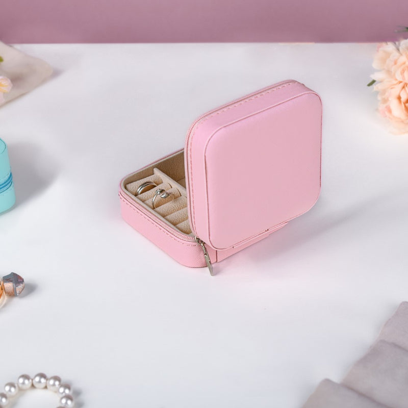 Mini Jewellery Storage Box Pink
