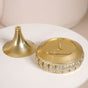 Decorative Bowl With Pedestal Gold Small- Decorative Fruit Bowl, Pedestal Fruit Bowl, Small Fruit Bowl, Elegant Pedestal Bowl