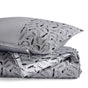 Designer King Size Bed Cover Grey