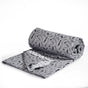 Designer King Size Bed Cover Grey