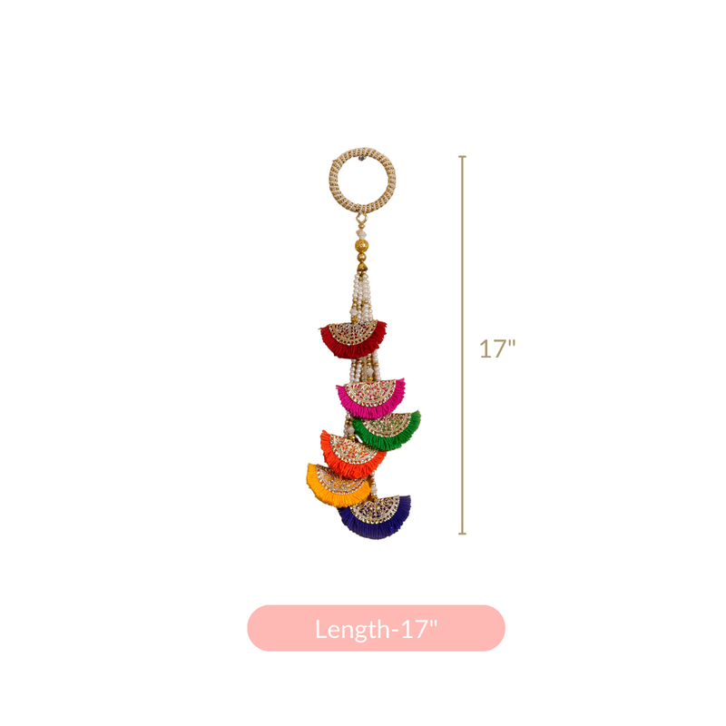 Colourful Door Hanging Decoration Set Of 2- Colourful Door Hanging, Decorative Door Hangers, Set of 2 Door Decorations, Vibrant Door Accents