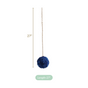 Blue Flower Ball Wall Hanging Set Of 4