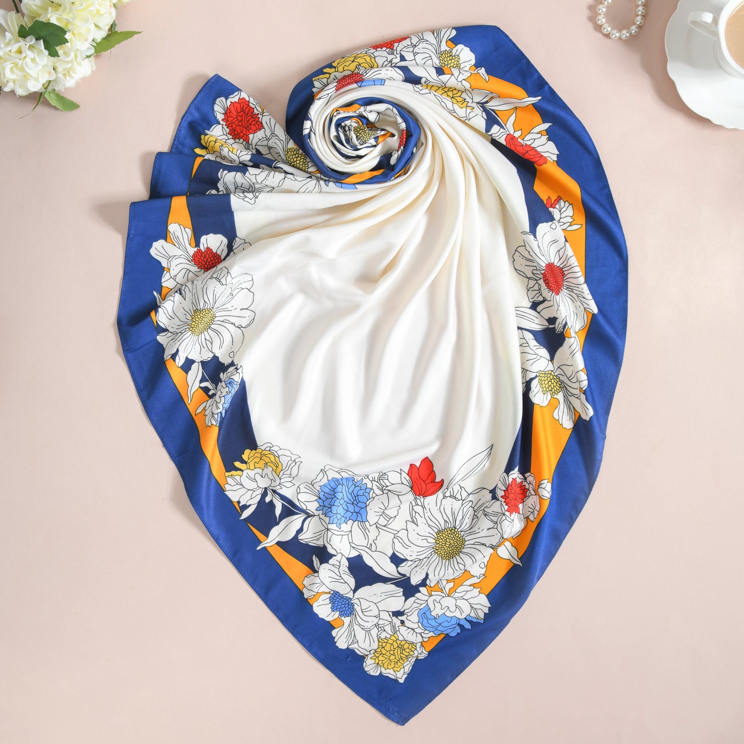 Posh Square Scarf For Women - Main Image