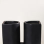 Modern U-Shaped Flower Vase Black