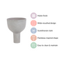 Flambeau Inspired Decorative Vase- Flambeau-Inspired Vase, Decorative Flambeau Vase, Elegant Vase Design, Flambeau Decor, Artistic Decorative Vase
