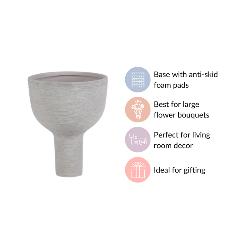 Flambeau Inspired Decorative Vase- Flambeau-Inspired Vase, Decorative Flambeau Vase, Elegant Vase Design, Flambeau Decor, Artistic Decorative Vase