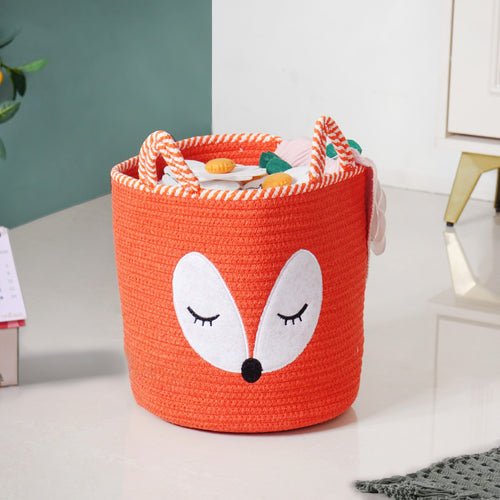 Foxy Tales Cotton Woven Basket