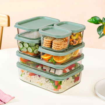 Groovo Stack On Airtight Storage Container Set Of 7