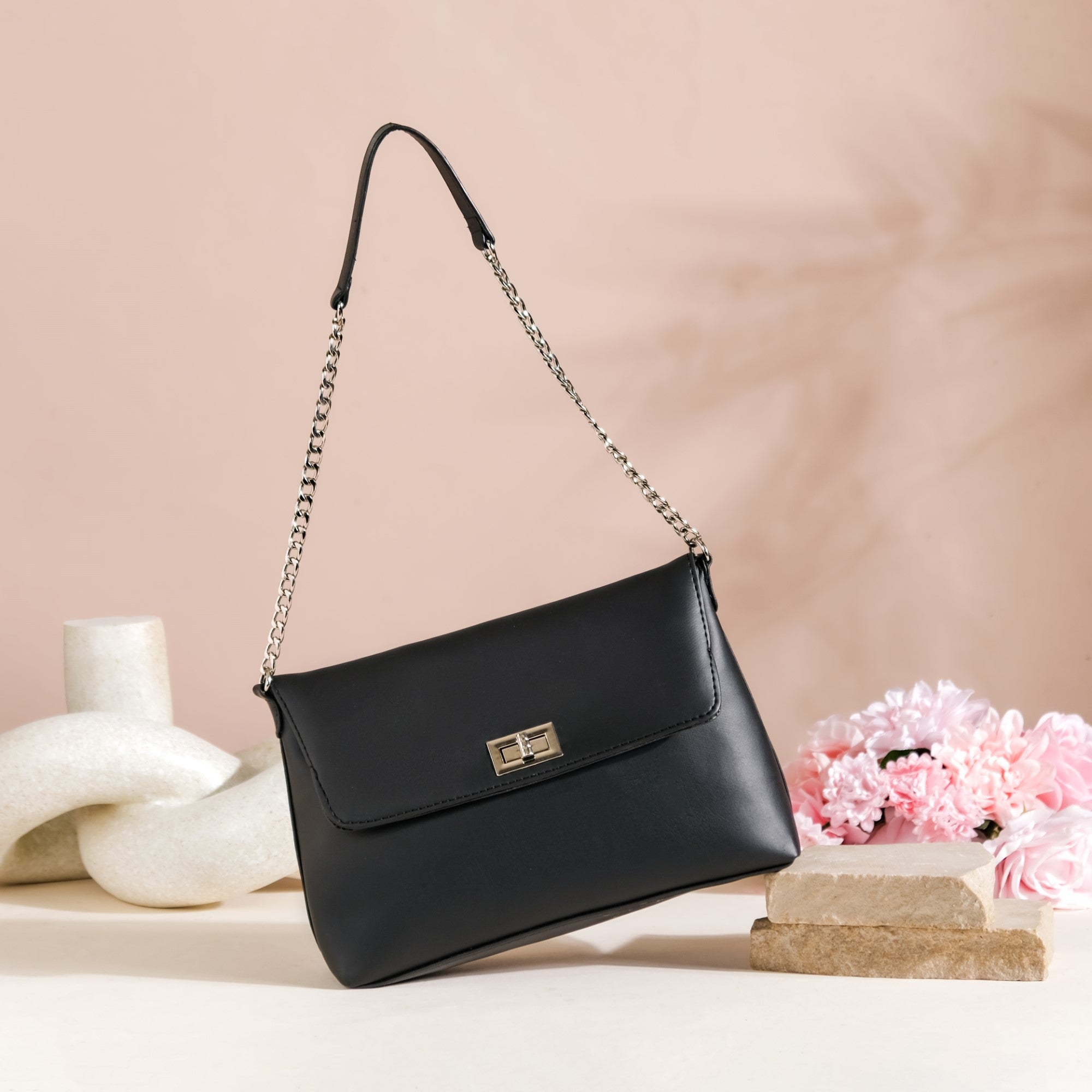 Black shoulder bag on sale