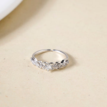 Happy Hearts Silver Ring