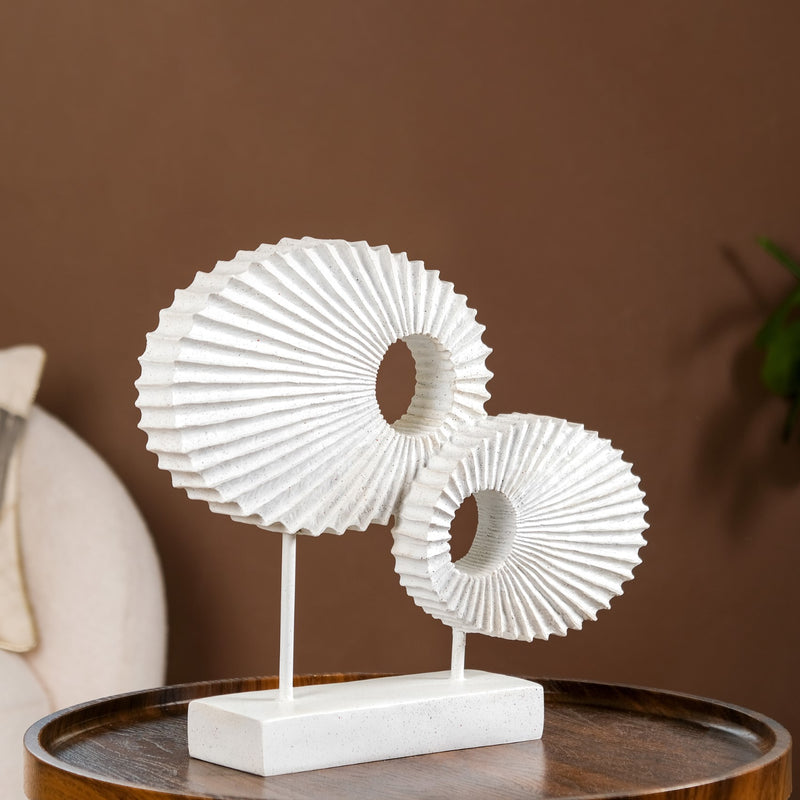 Nordic Twin Decorative Showpiece White