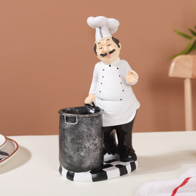 Masterchef Decor With Barrel - Showpiece | Home decor item | Room decoration item