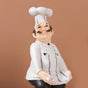 Apron Holding Chef Decor - Showpiece | Home decor item | Room decoration item